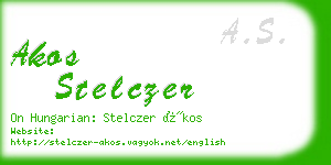 akos stelczer business card